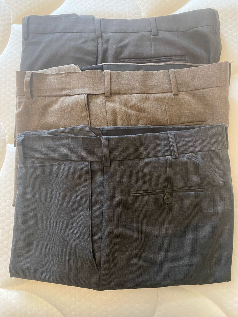 Stafford Men's Dress Pants 3 pairs — excellent condition 38x29